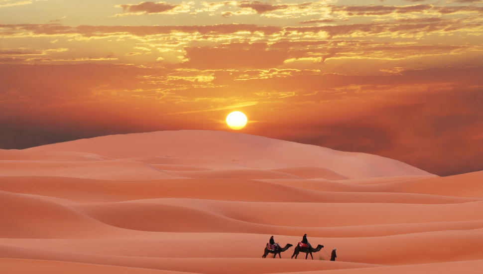 Sands, Morocco, Caravan, Berbers, Sugar, Desert Desktop - Sahara Desert - HD Wallpaper 