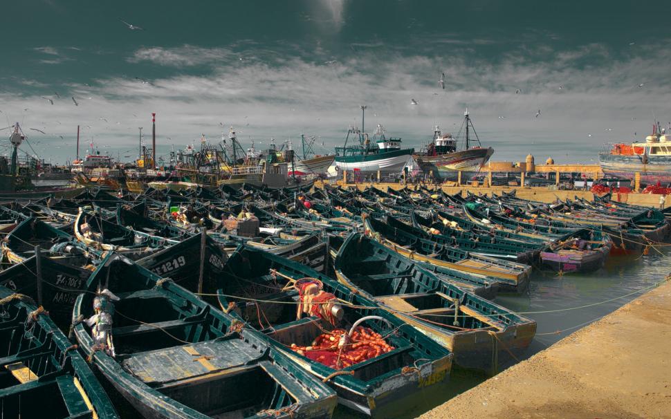 Morocco Wallpaper,morocco Wallpapers Hd Wallpaper,essaouira - Harbor - HD Wallpaper 