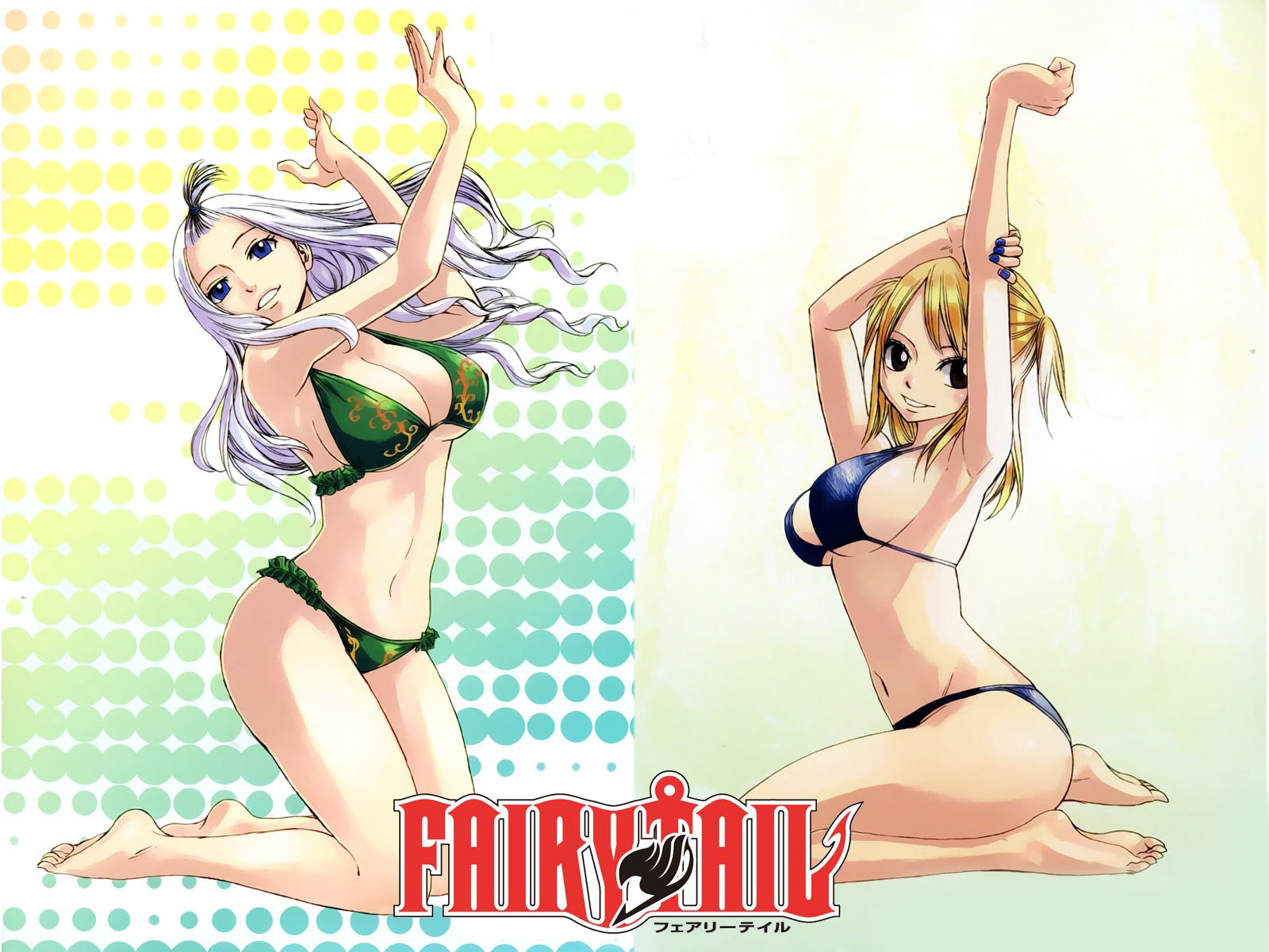Fairy Tail - Fairy Tail Mirajane En Bikini - HD Wallpaper 