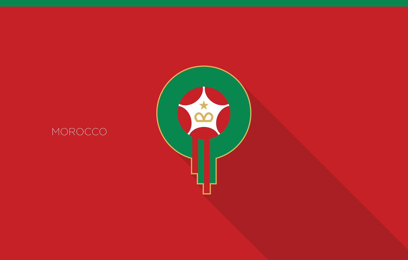 Photo Wallpaper Wallpaper, Sport, Logo, Football, Morocco - Illustration - HD Wallpaper 