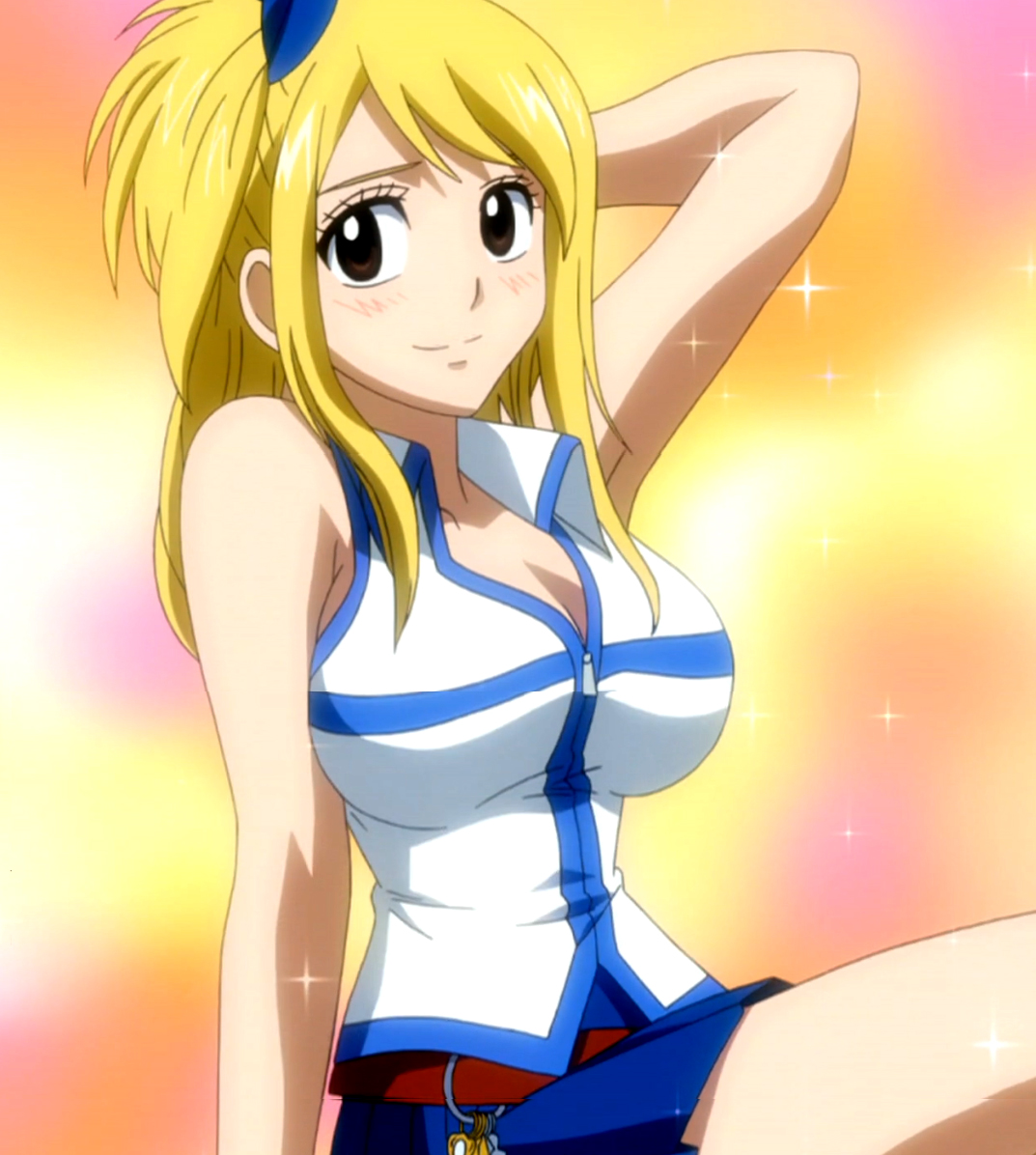 Lucy Heartfilia - Sexy Hot Anime Characters - HD Wallpaper 