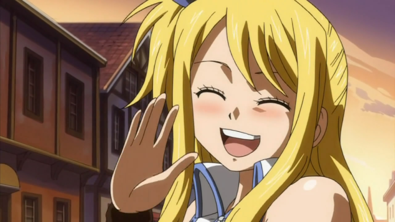 Lucy - Lucy Fairy Tail Smile - HD Wallpaper 