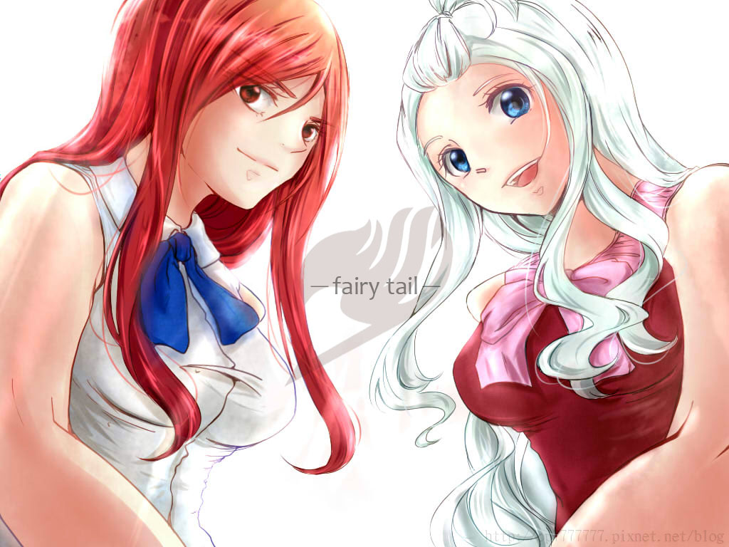 Fairy Tail Mira And Erza - HD Wallpaper 