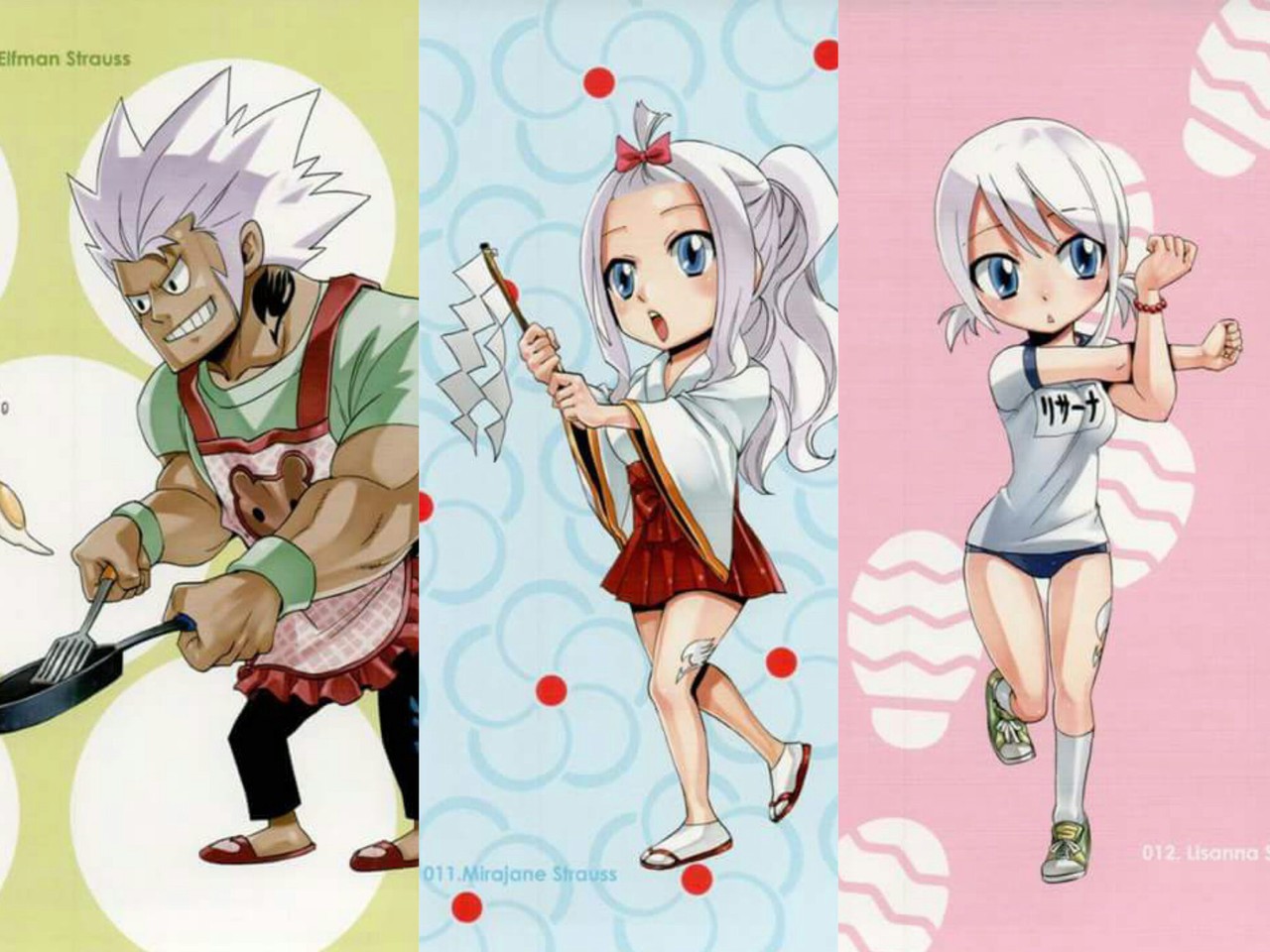 Strauss, Lisanna, And Elfman Image - Bnha X Fairy Tail - HD Wallpaper 