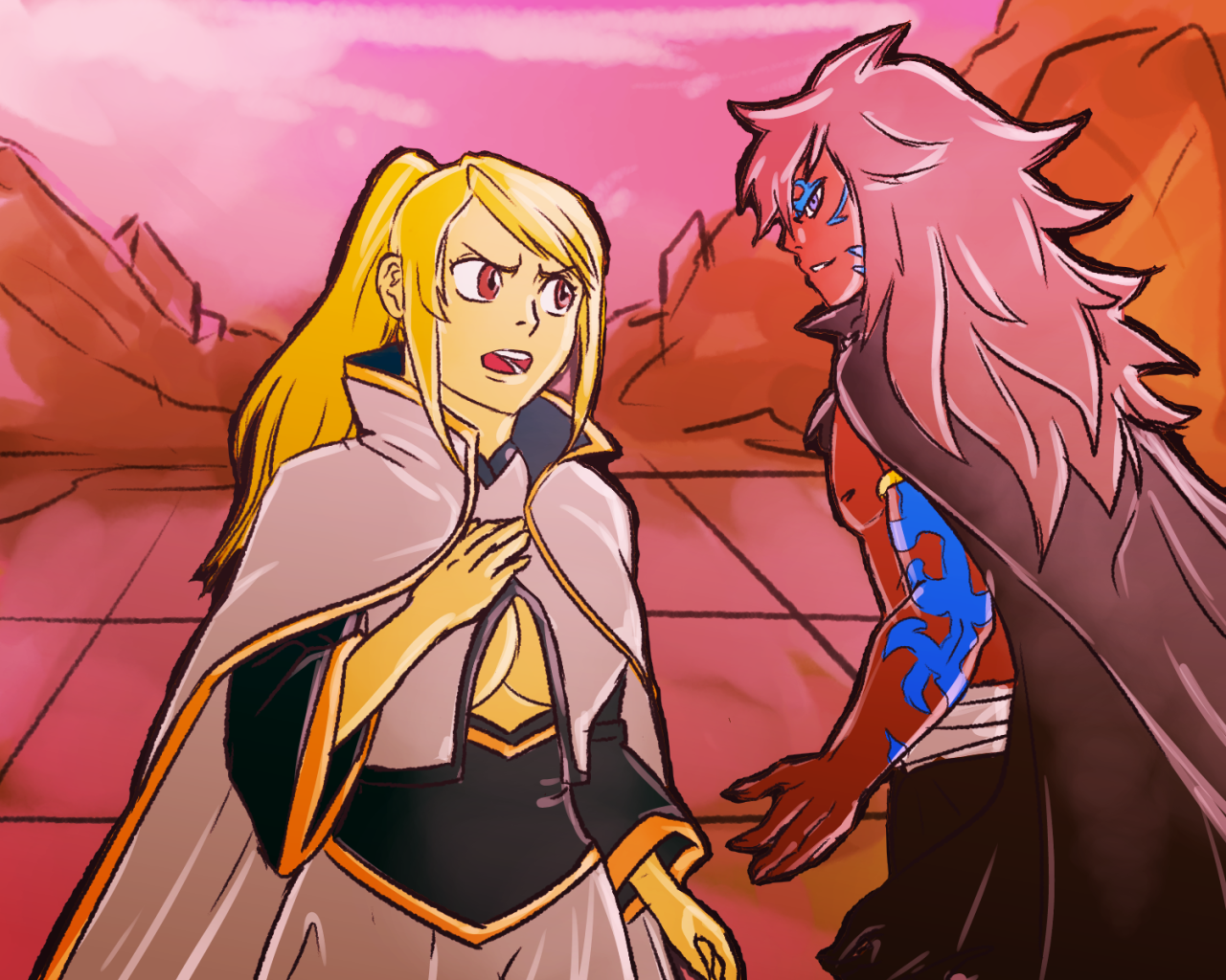 Gajeely - 
“ Gajeely - 
“ Animestuffstuffs - 
“ Gajeely - Anna Heartfilia And Acnologia - HD Wallpaper 