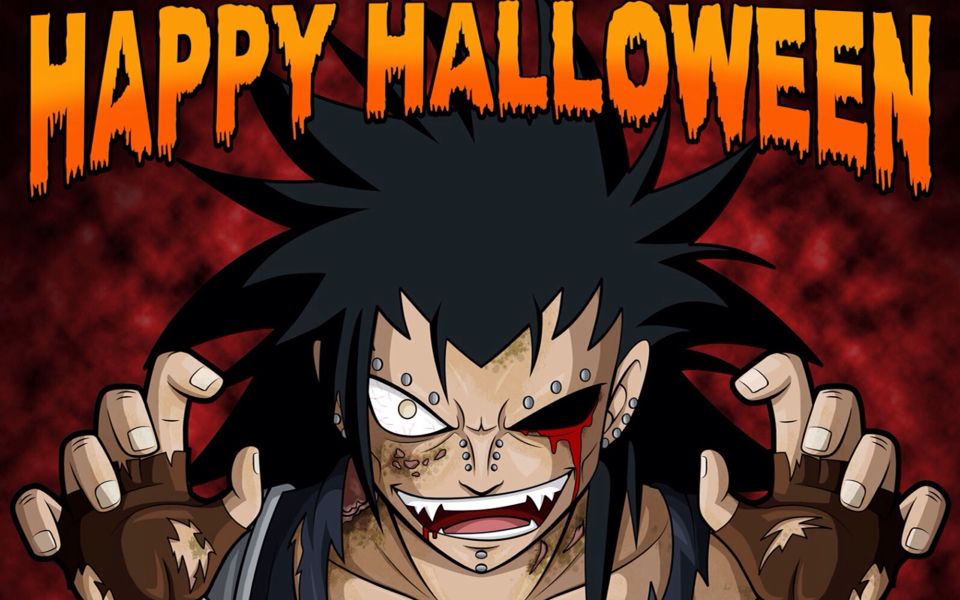 Fairy Tail Halloween Gajeel - HD Wallpaper 