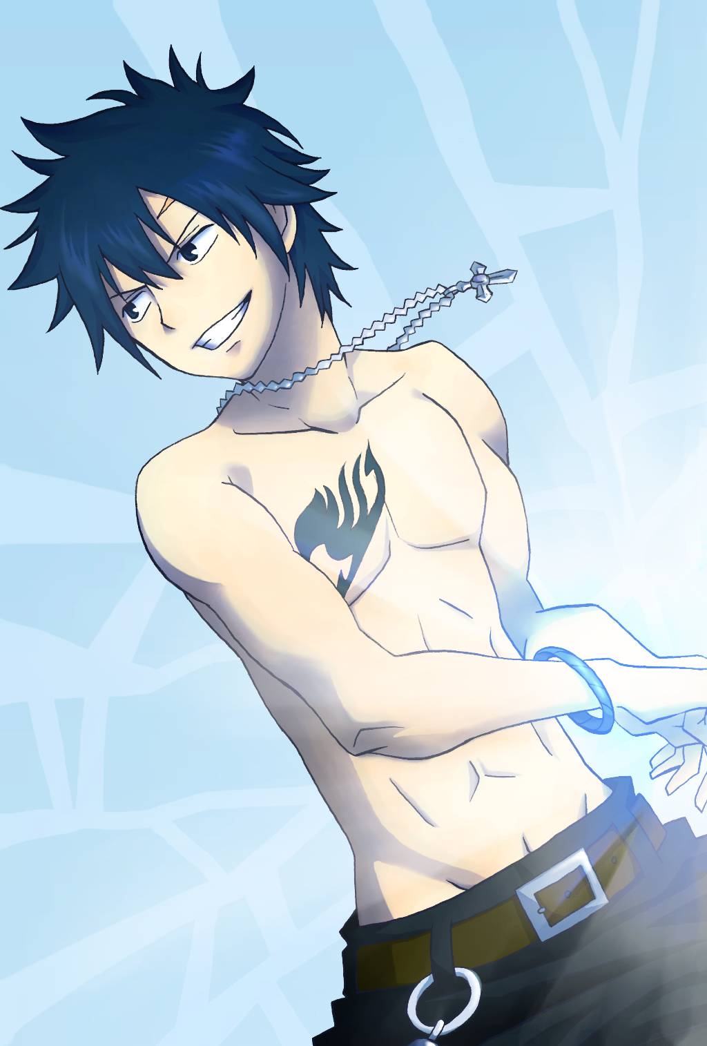 Gray Fullbuster Rin Okumura - HD Wallpaper 