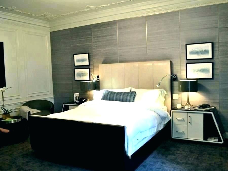 Master Bedroom Accent Wallpaper Cheap Wall Ideas Gray - Accent Wall - HD Wallpaper 