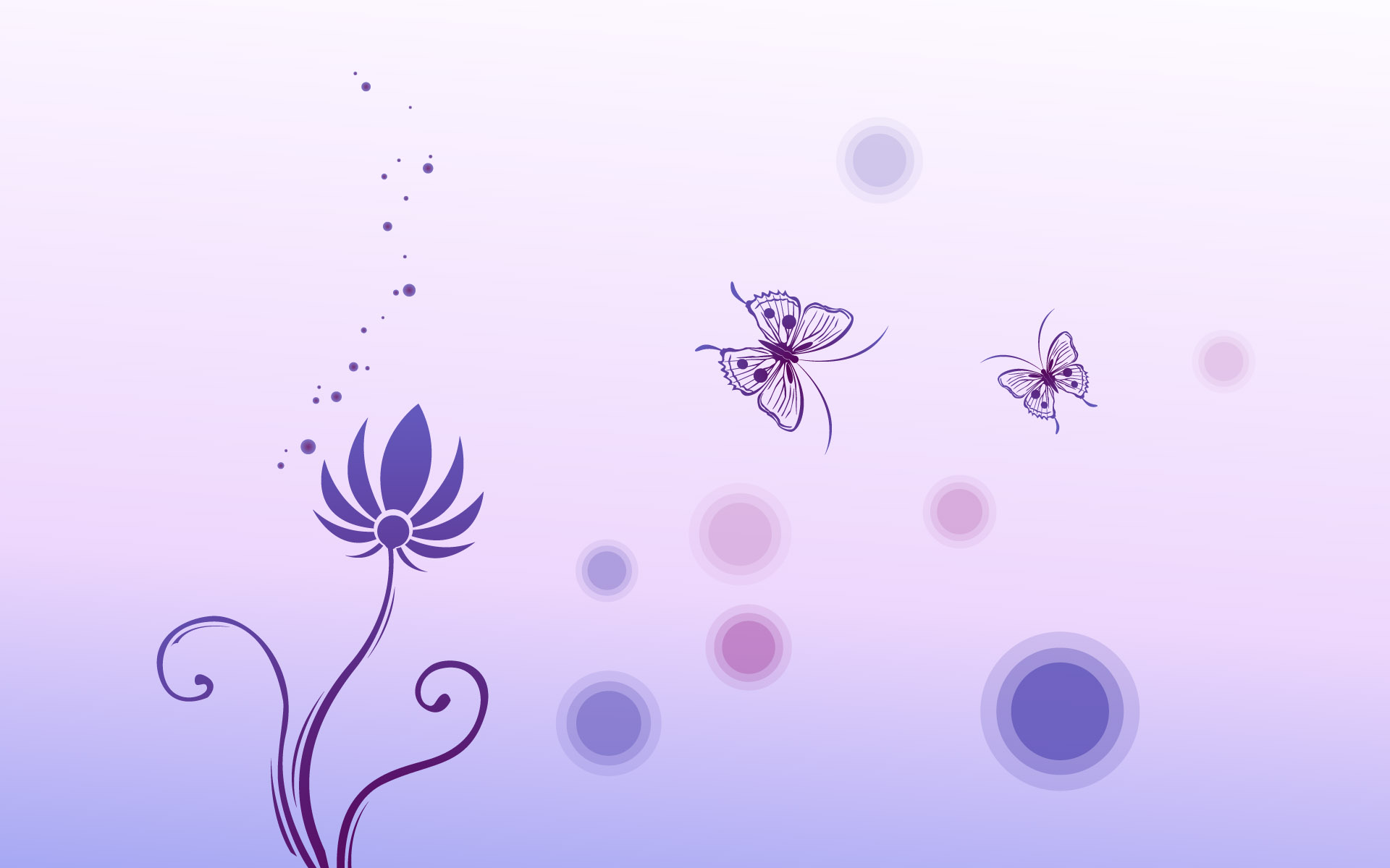 Nice Simple Flower Background - 1920x1200 Wallpaper 