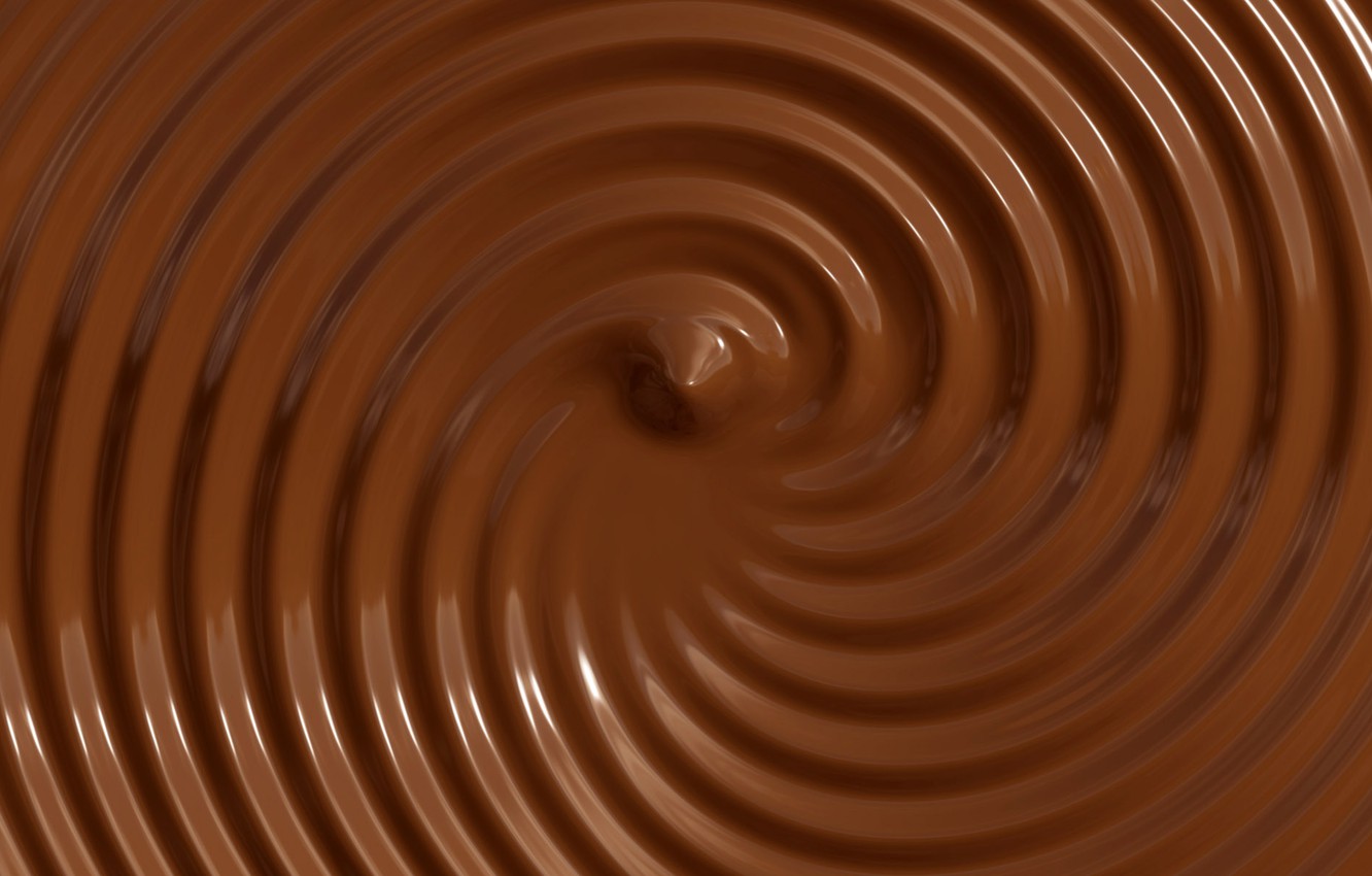 Photo Wallpaper Circles, Chocolate, Texture, Brown - Fond D Écran Chocolat - HD Wallpaper 