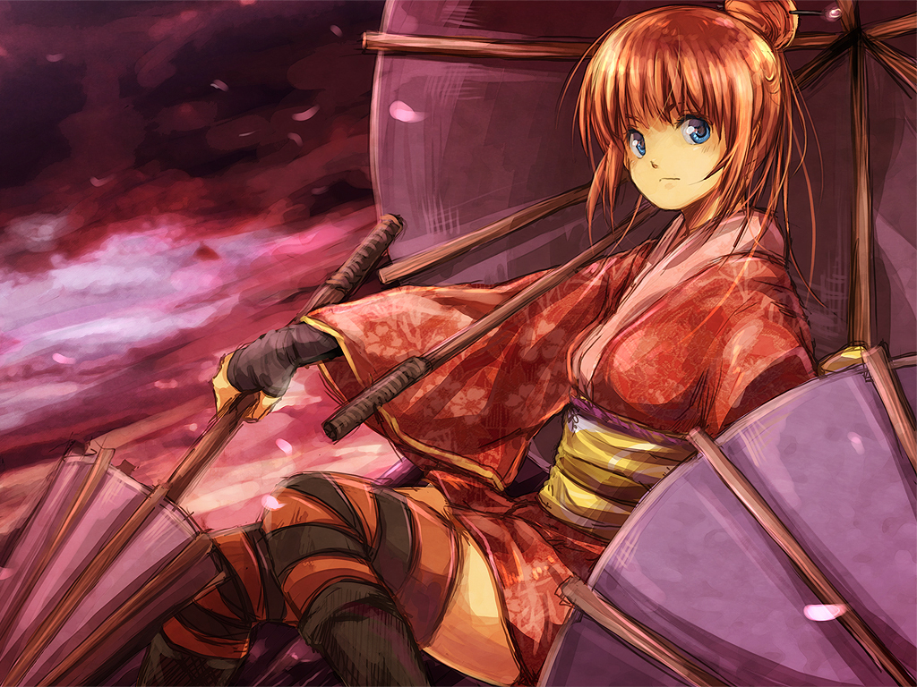 Kagura Gintama - HD Wallpaper 