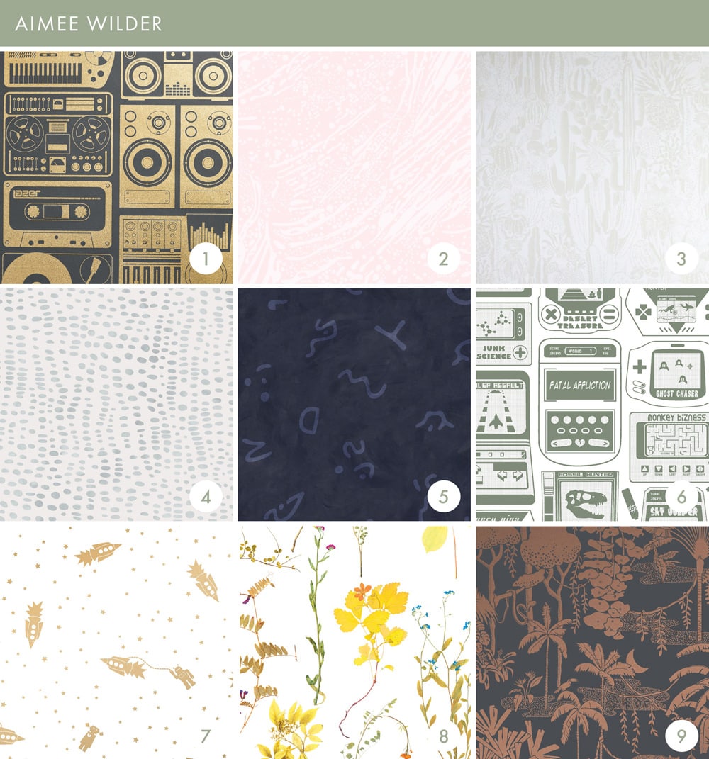 Emily Henderson Online Wallpaper Roundup Amy Wilder - Motif - HD Wallpaper 