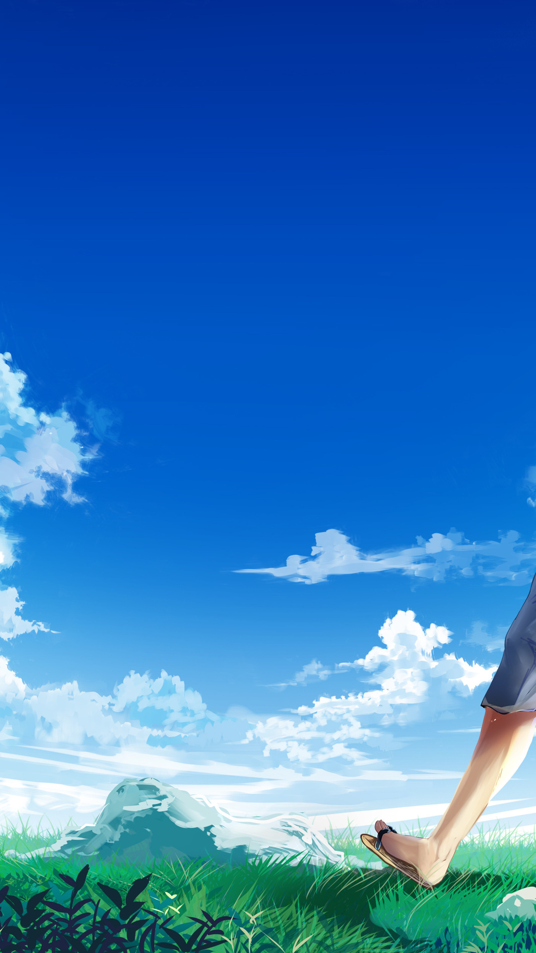 Hat, The Sky, Clouds, Guy, Gintama, Meadow, Gintama, - Madao Fan Art Gintama - HD Wallpaper 
