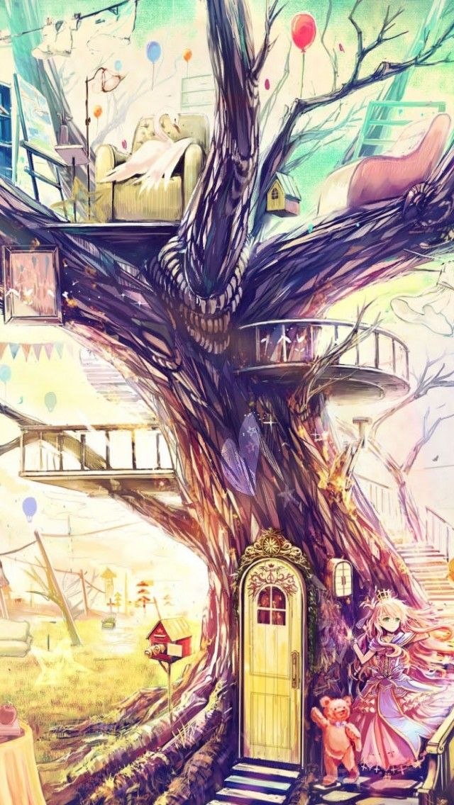 Manga Iphone Wallpaper - Girls Wallpaper For Ipad - HD Wallpaper 