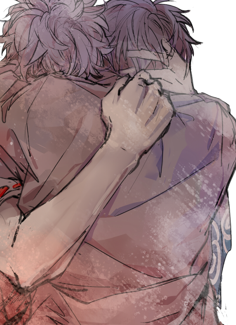 Gintama Silver Soul Emotional Shounen Ai Fanart Gintoki - Gintoki X Hijikata +18 - HD Wallpaper 