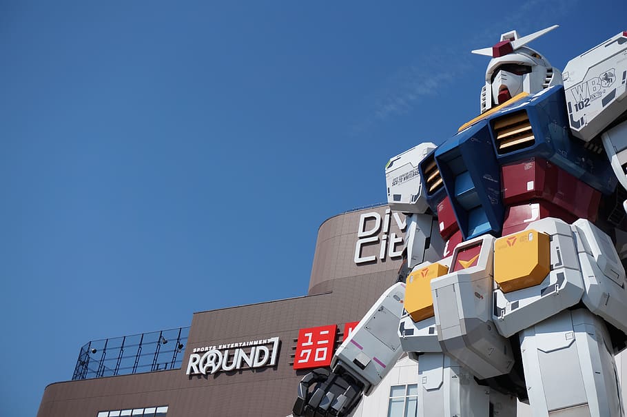 Gundam Statue - HD Wallpaper 