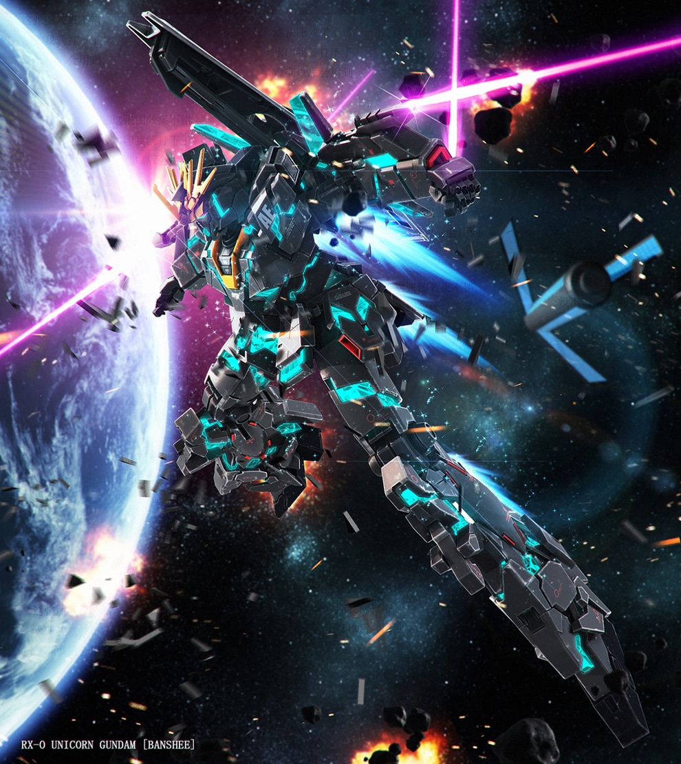 Banshee Gundam - HD Wallpaper 