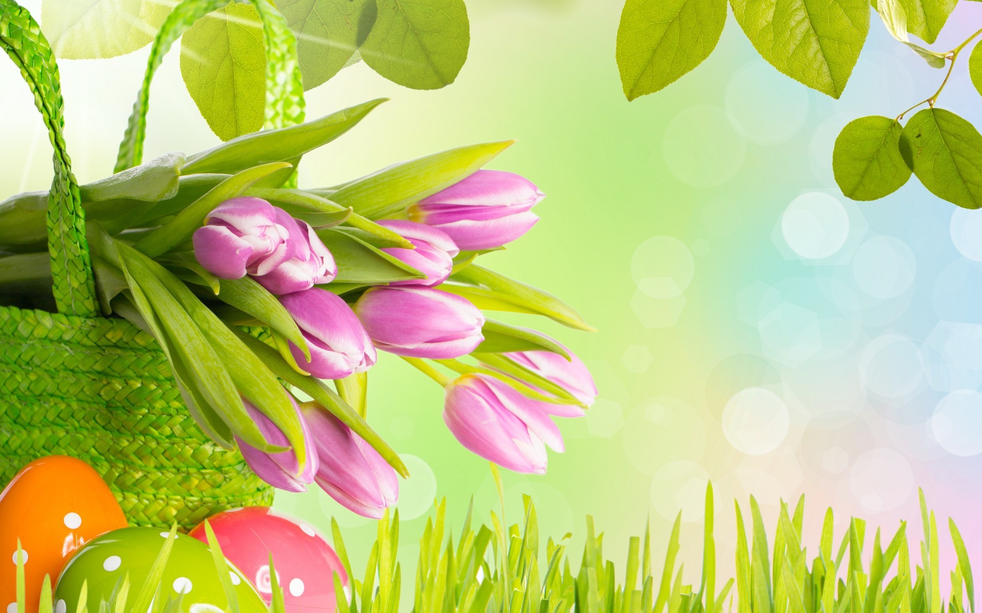 Happy Easter Wallpaper Free - Spring Easter - HD Wallpaper 
