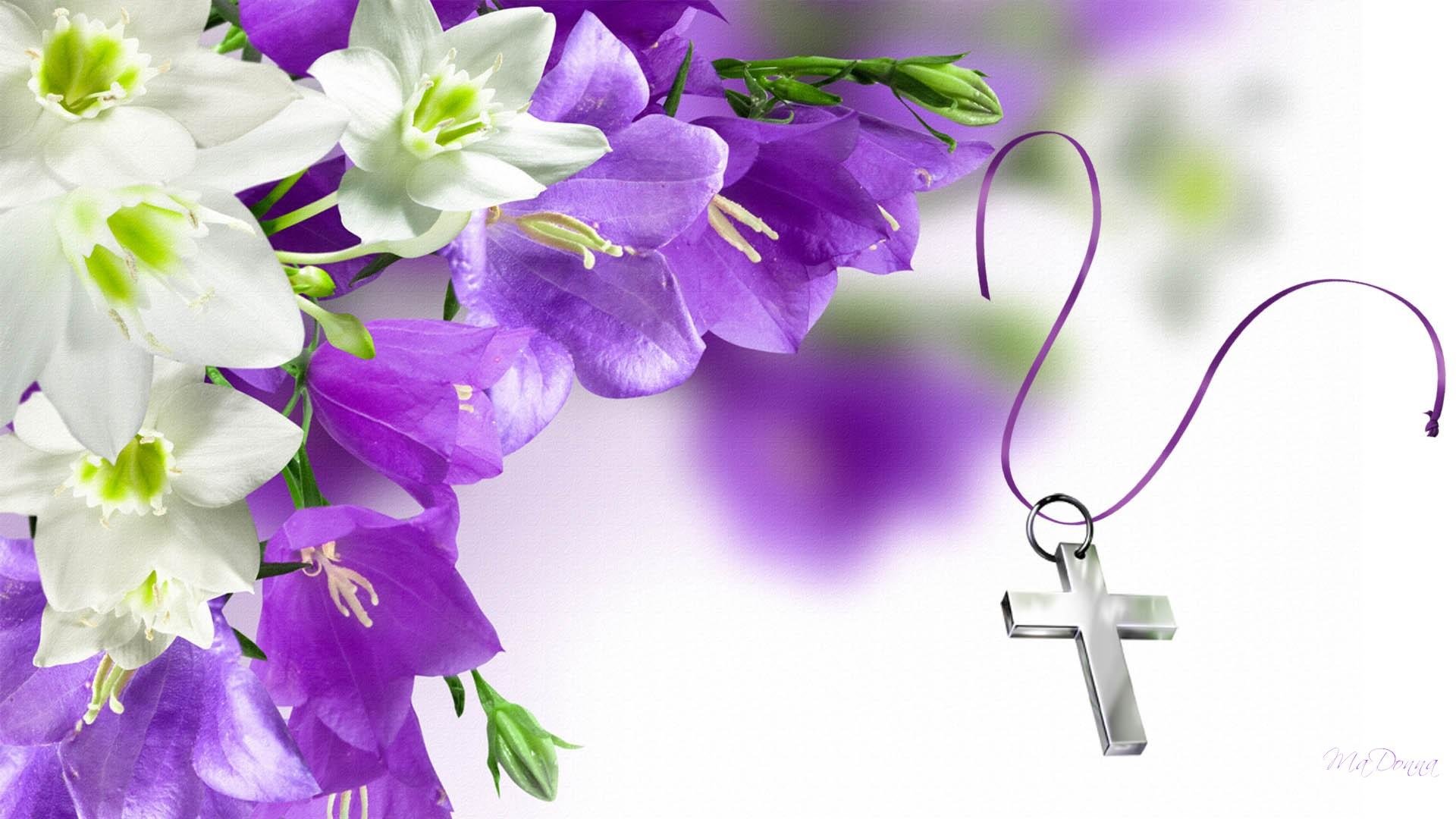 Free Download Easter Wallpaper Id - Easter Flower - HD Wallpaper 