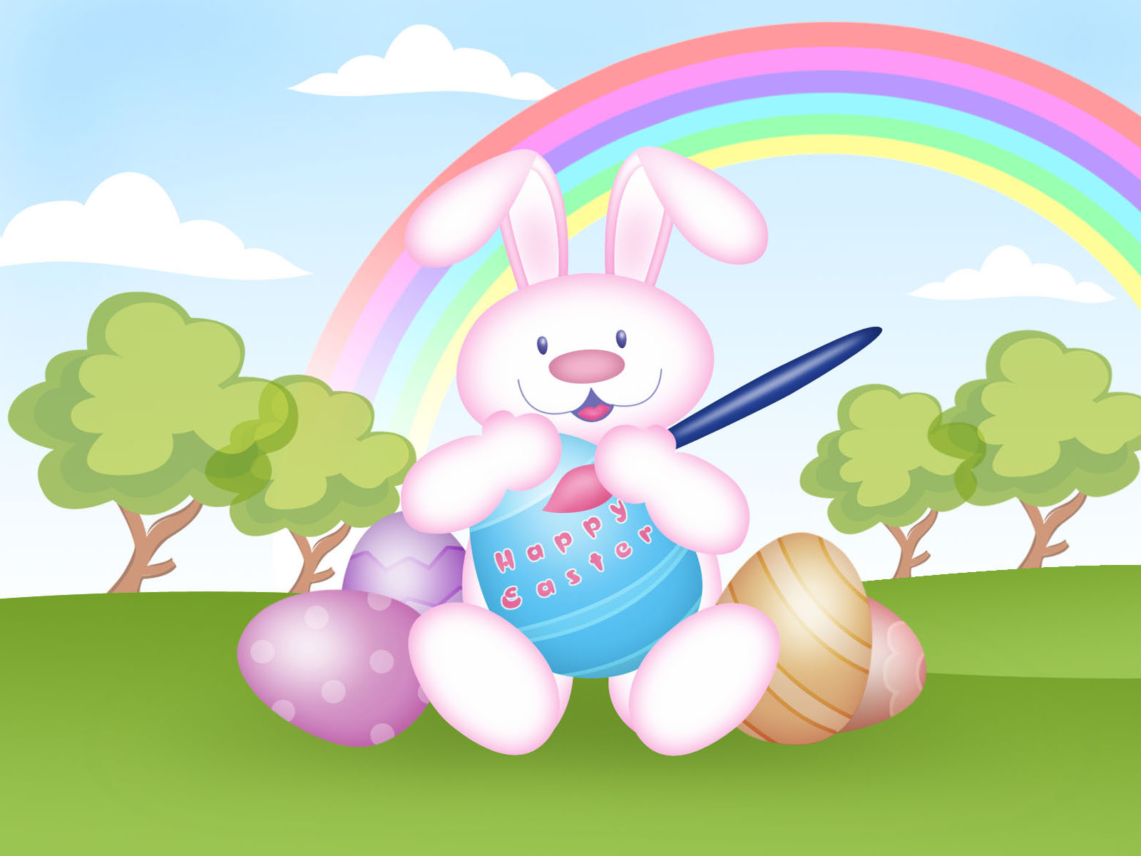 Easter Bunny Wallpaper For Easter Iphone - HD Wallpaper 