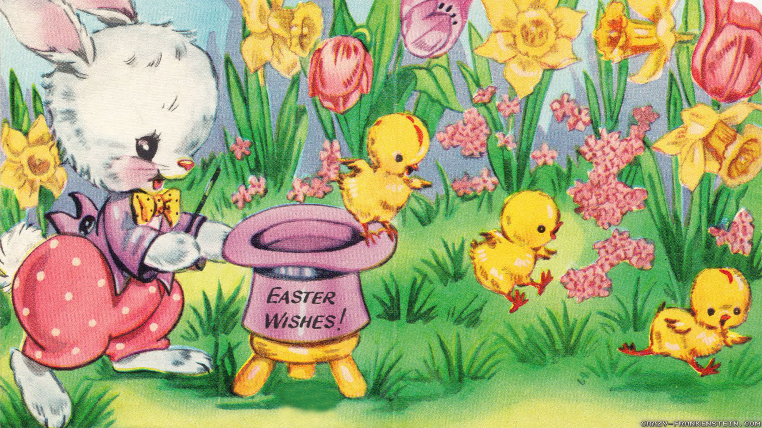 Free Vintage Easter Screensavers - HD Wallpaper 