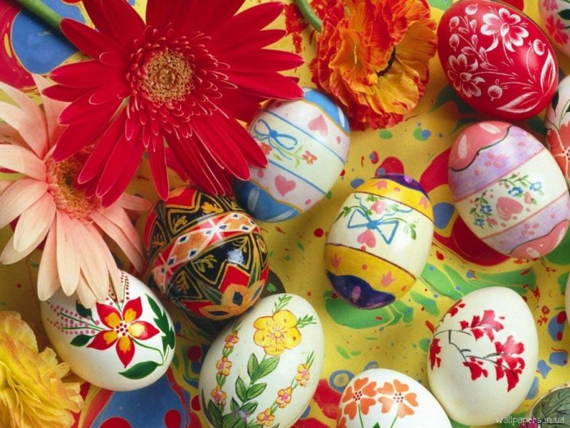 Happy Easter Wallpaper - Easter Eggs - HD Wallpaper 
