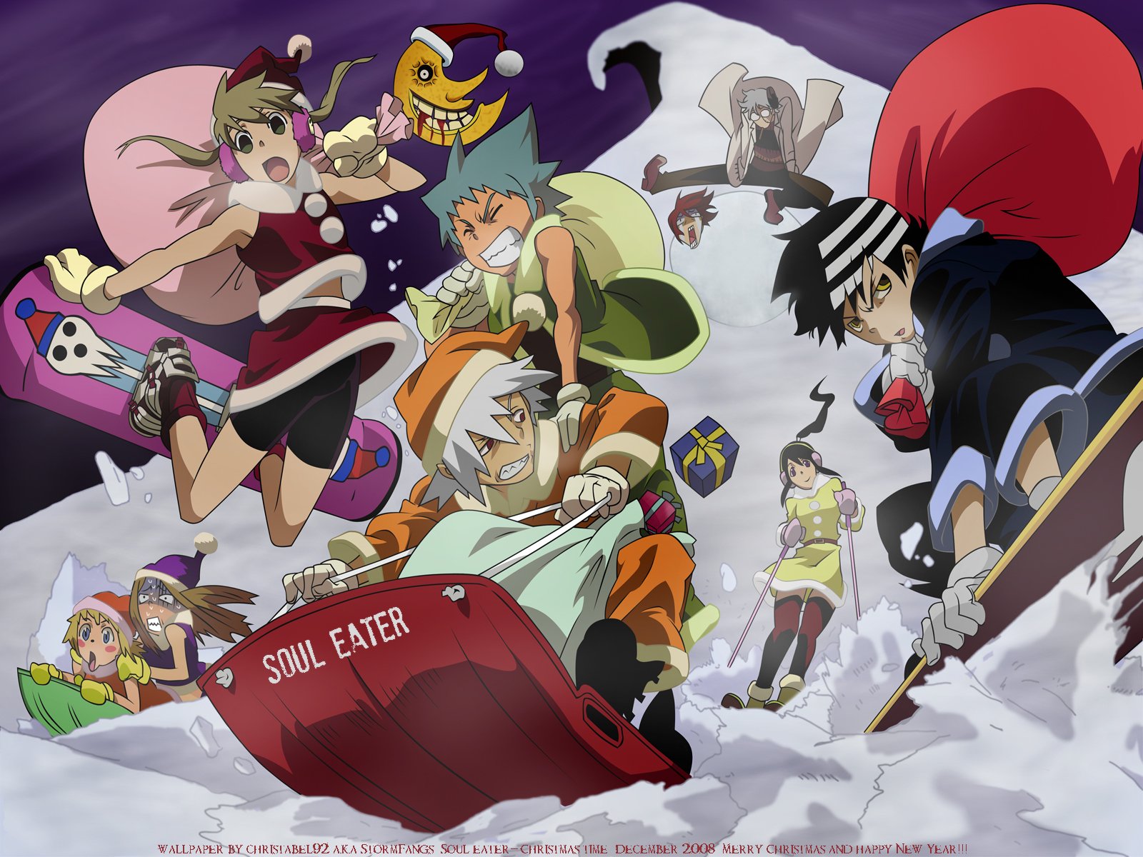 Soul Eater Merry Christmas - HD Wallpaper 