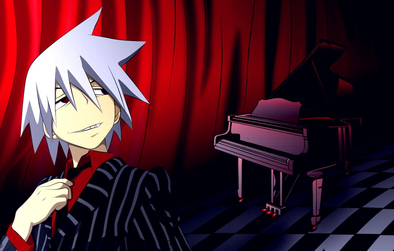 Photo Wallpaper Anime, Guy, Piano, Soul Eater, Soul - Iphone Soul Eater Soul - HD Wallpaper 