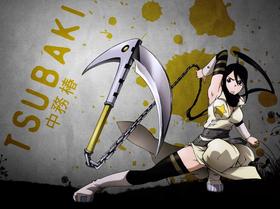Soul Eater Anime Manga Tsubaki Hd Wallpaper,cartoon/comic - Tsubaki Nakatsukasa - HD Wallpaper 