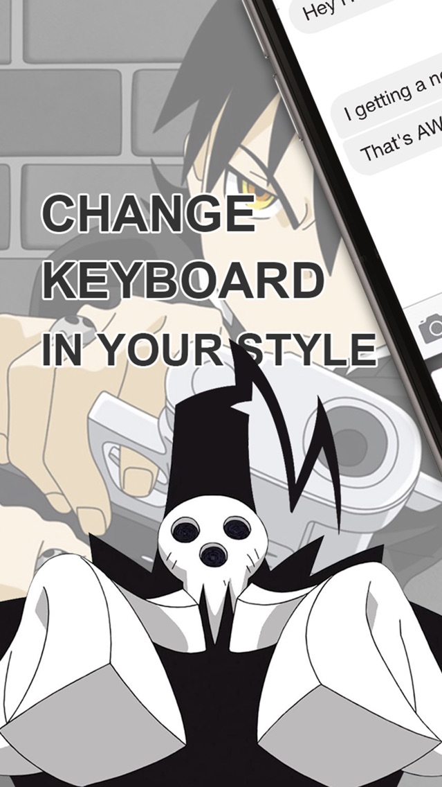Custom Keyboard Cartoon Anime Manga - Soul Eater Shinigami Funny - HD Wallpaper 