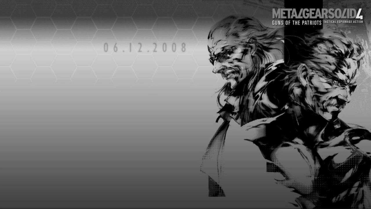 Metal Gear Solid 4 Japanese Cover - HD Wallpaper 