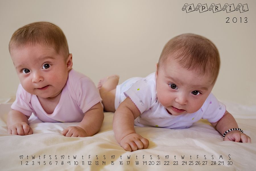Twins Baby Good Morning - HD Wallpaper 
