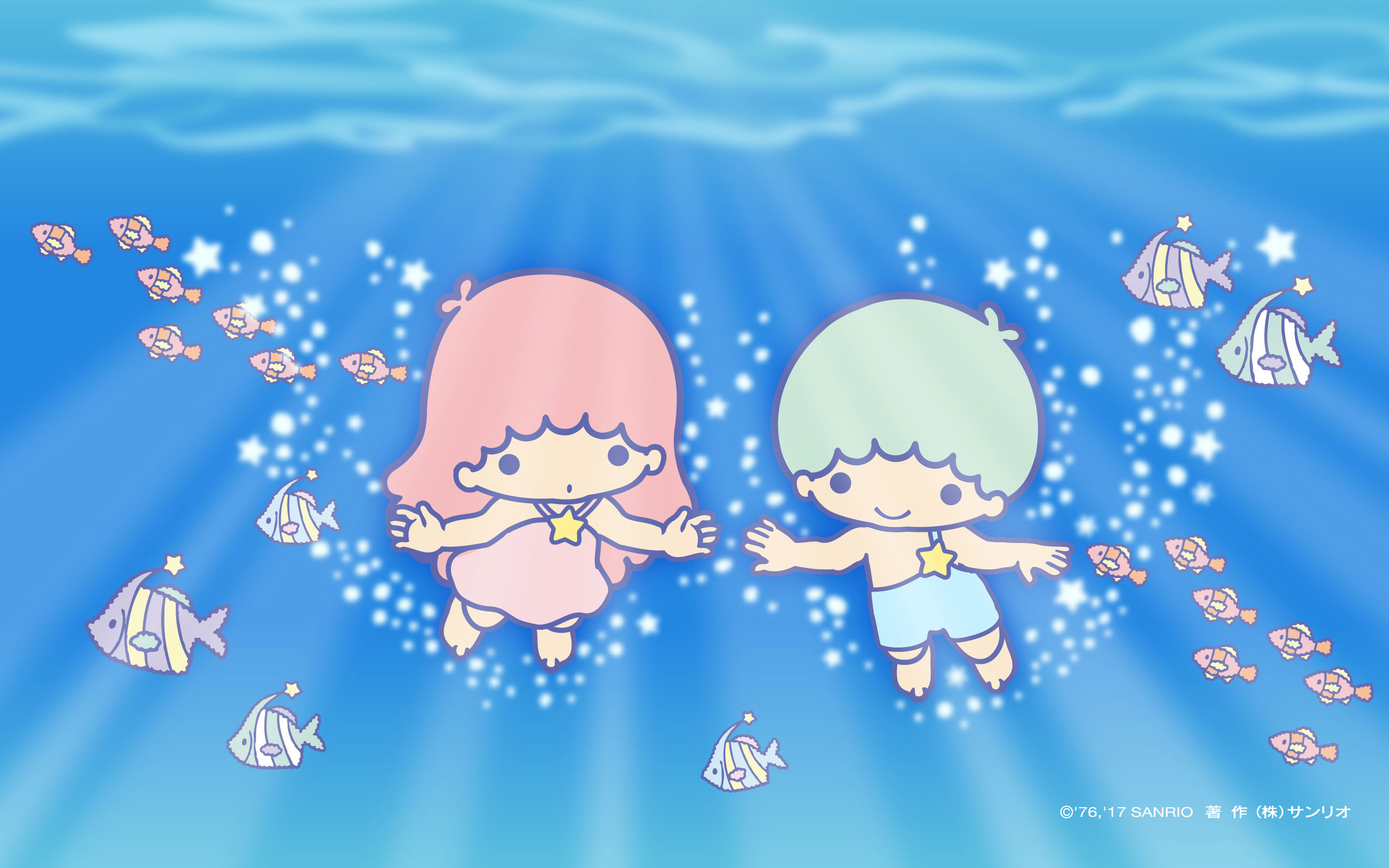 Little Twin Star Summer - HD Wallpaper 