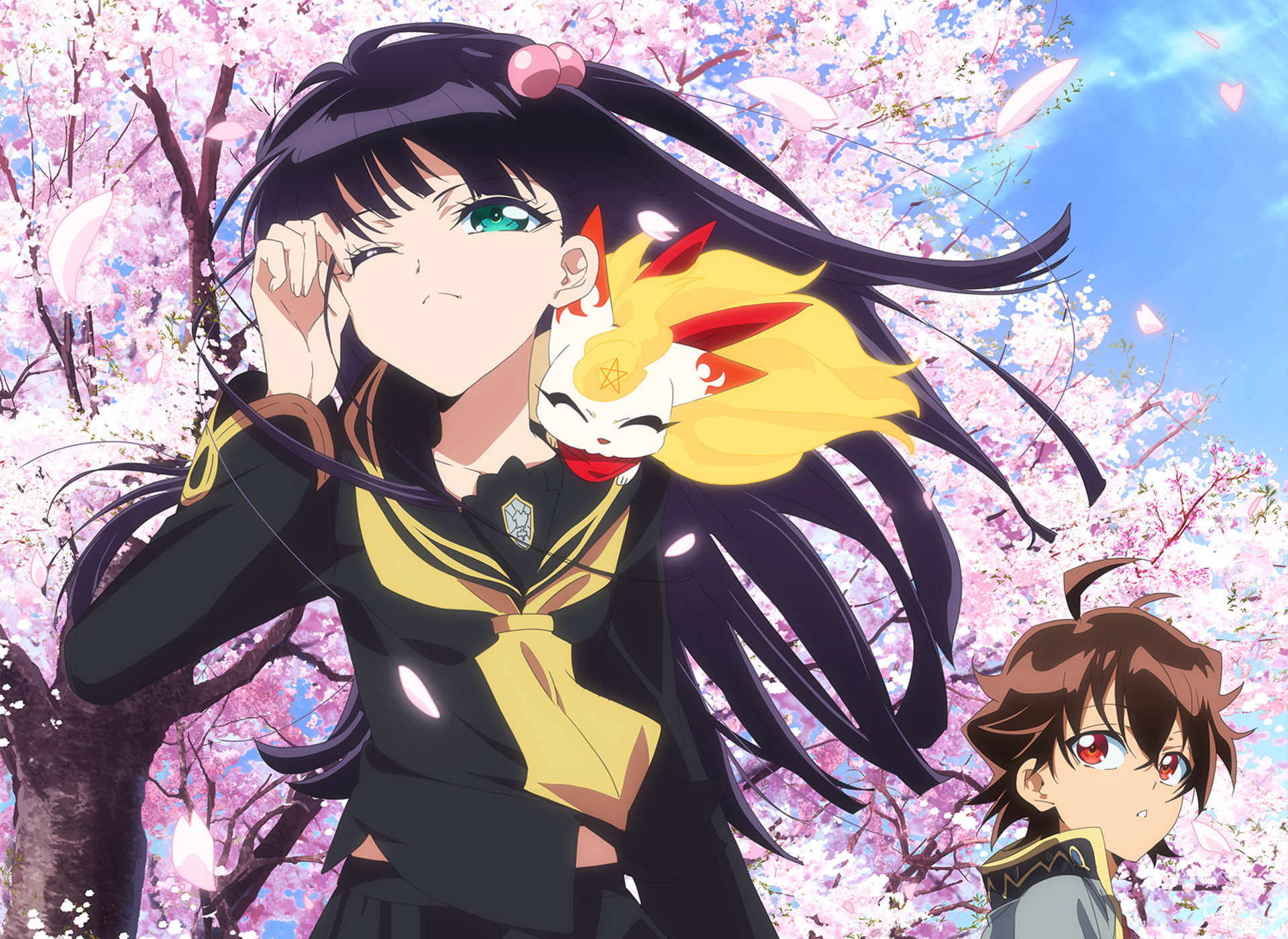 Anime Twin Star Exorcist - HD Wallpaper 
