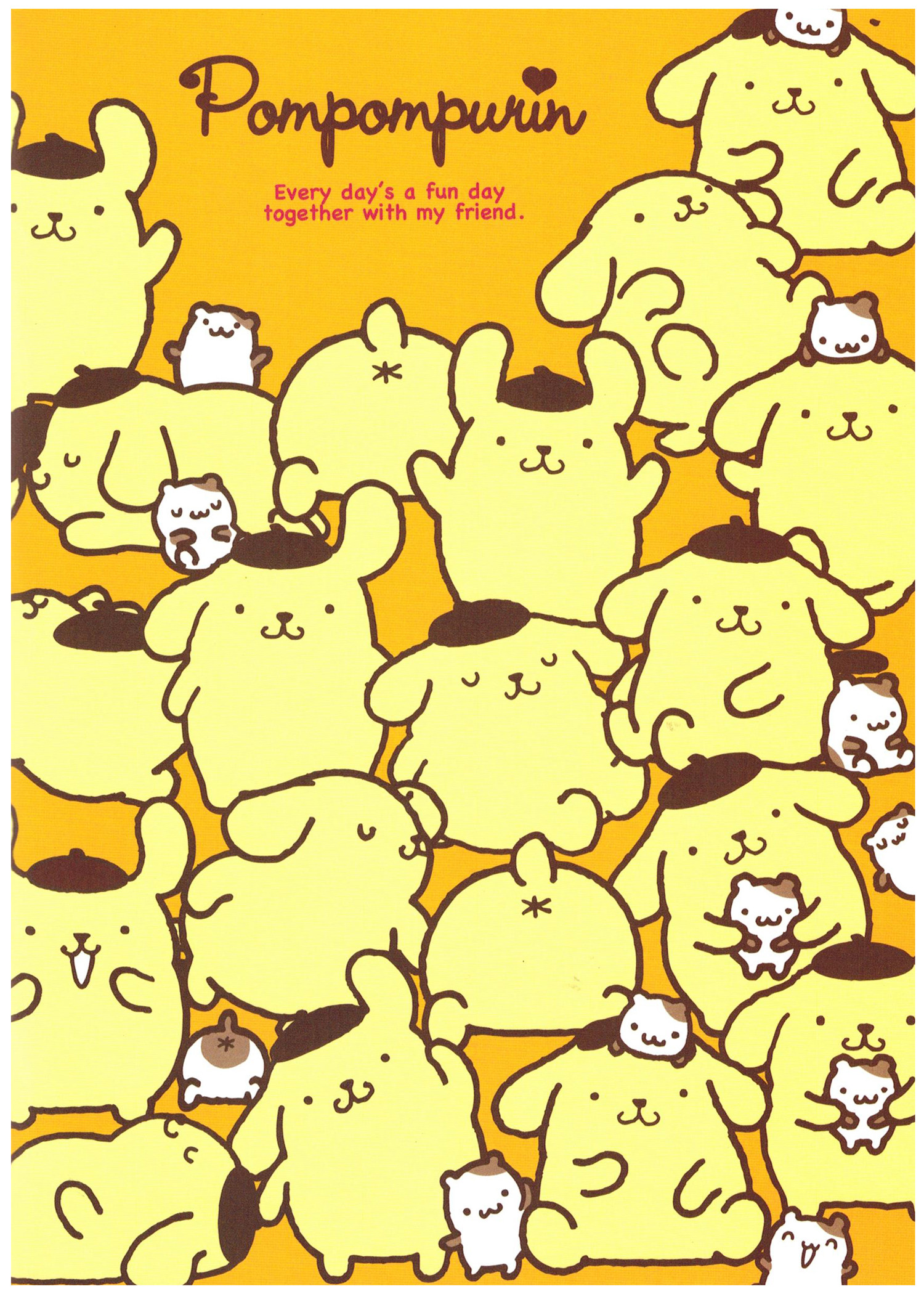 Explore Sweet Notes, Sanrio Characters, And More 
 - Pompompurin - HD Wallpaper 