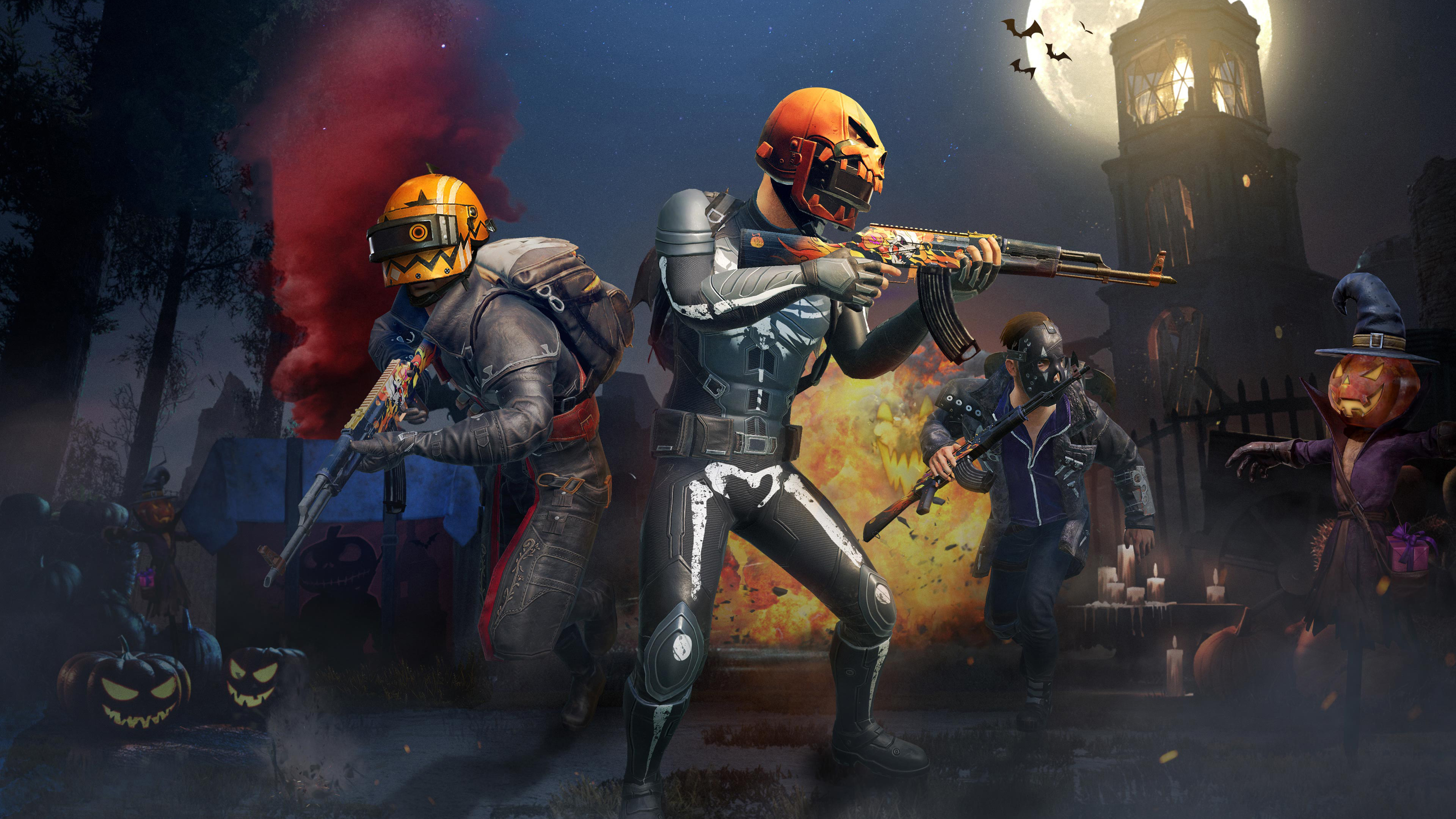 Pubg Mobile Halloween Update 4k Wallpapers - Pubg Image For Youtube Cover - HD Wallpaper 