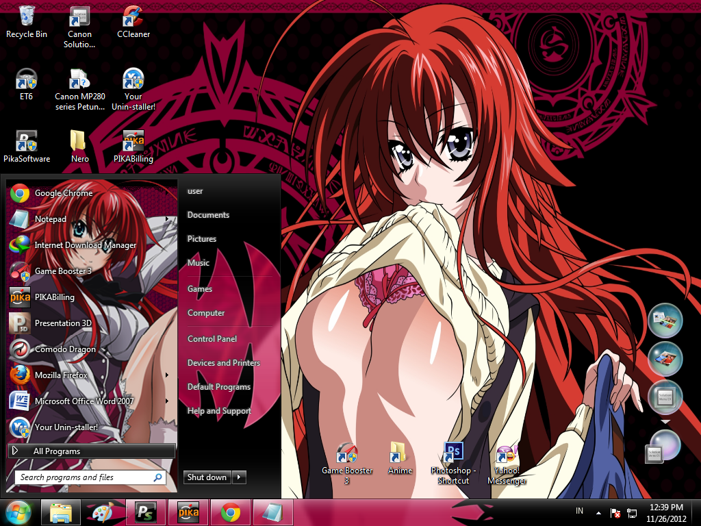 November - Rias Gremory Wallpaper Hd - HD Wallpaper 