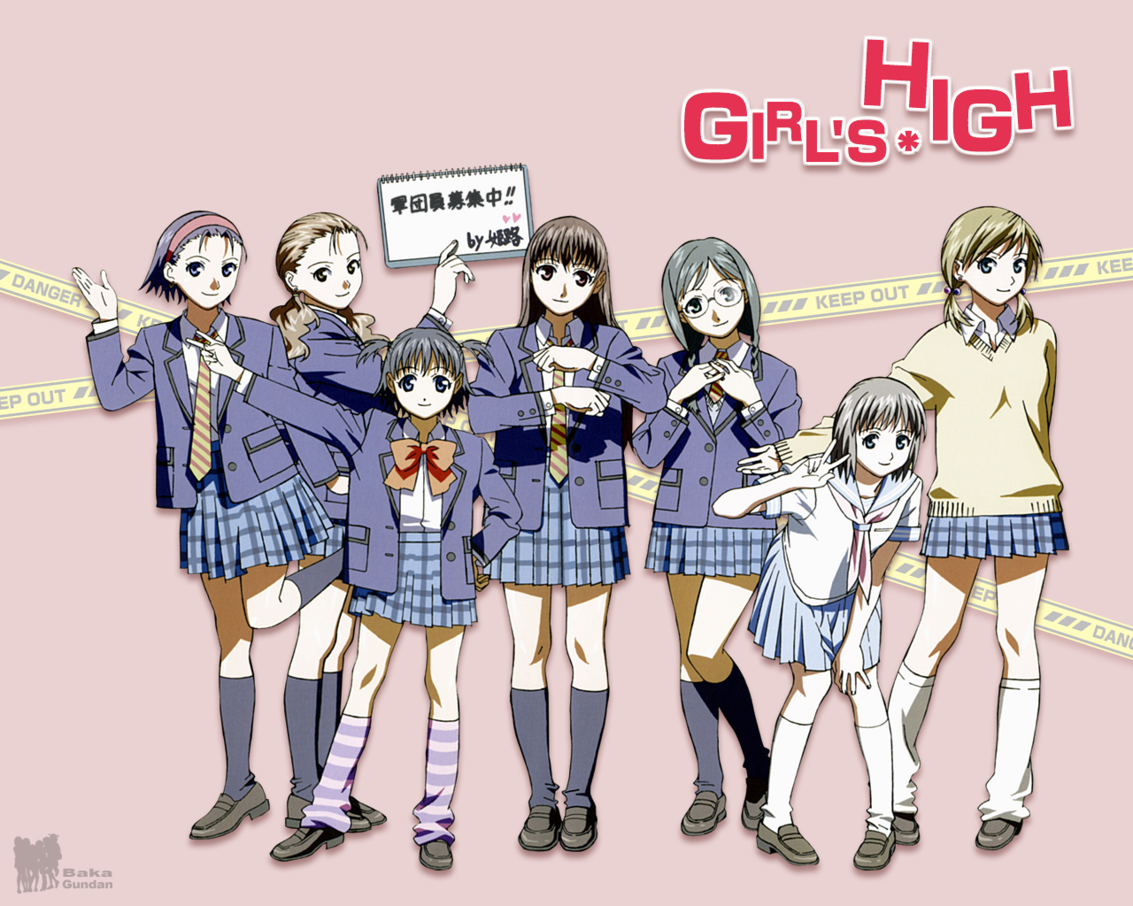 High School Girls Anime Characters - 1280x1024 Wallpaper 