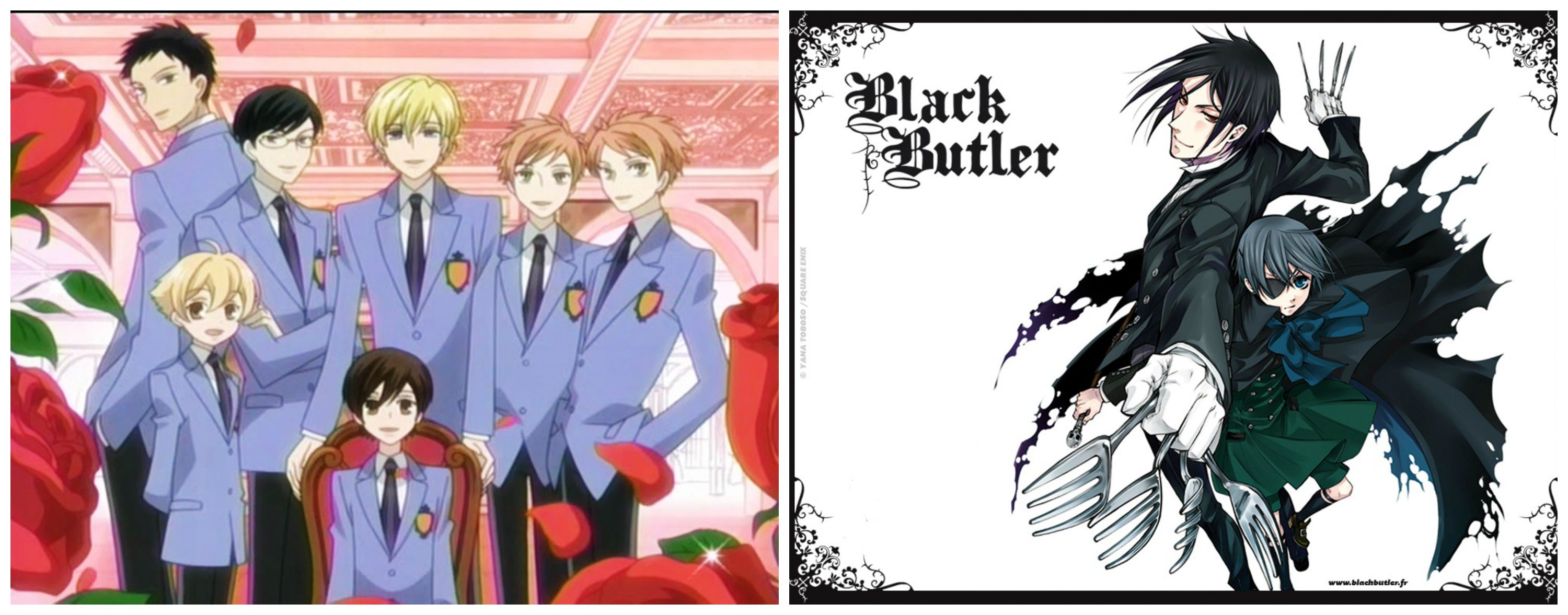 Picmonkey Collage - Black Butler And Host Club - HD Wallpaper 