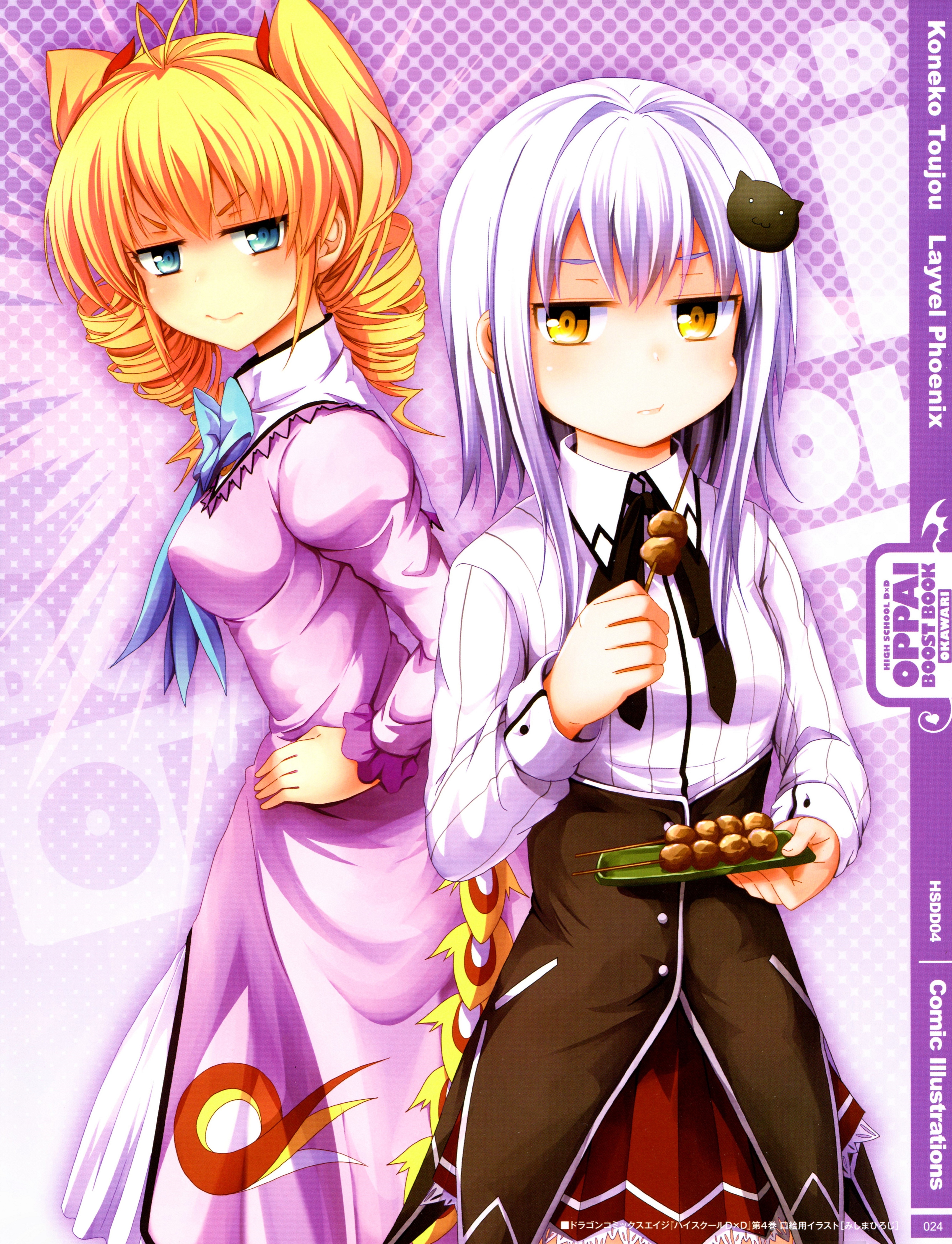 High School Dxd - Cartoon - HD Wallpaper 