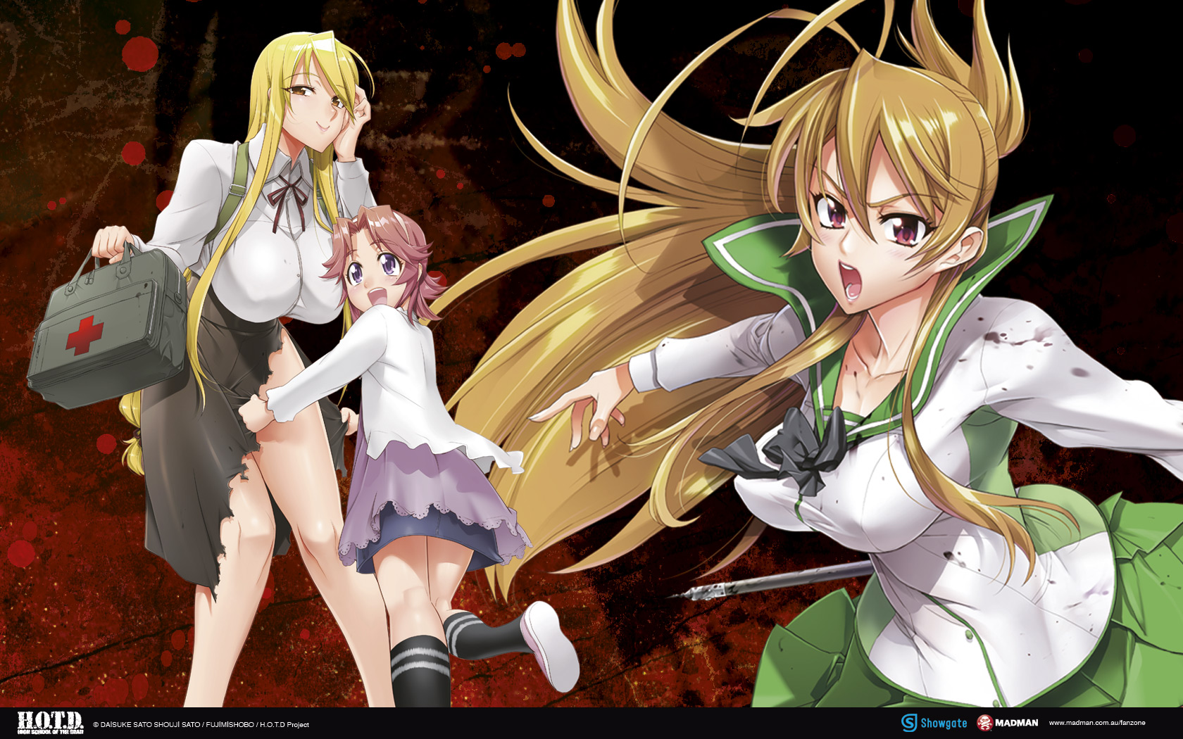 High School Of Dead 2 - HD Wallpaper 