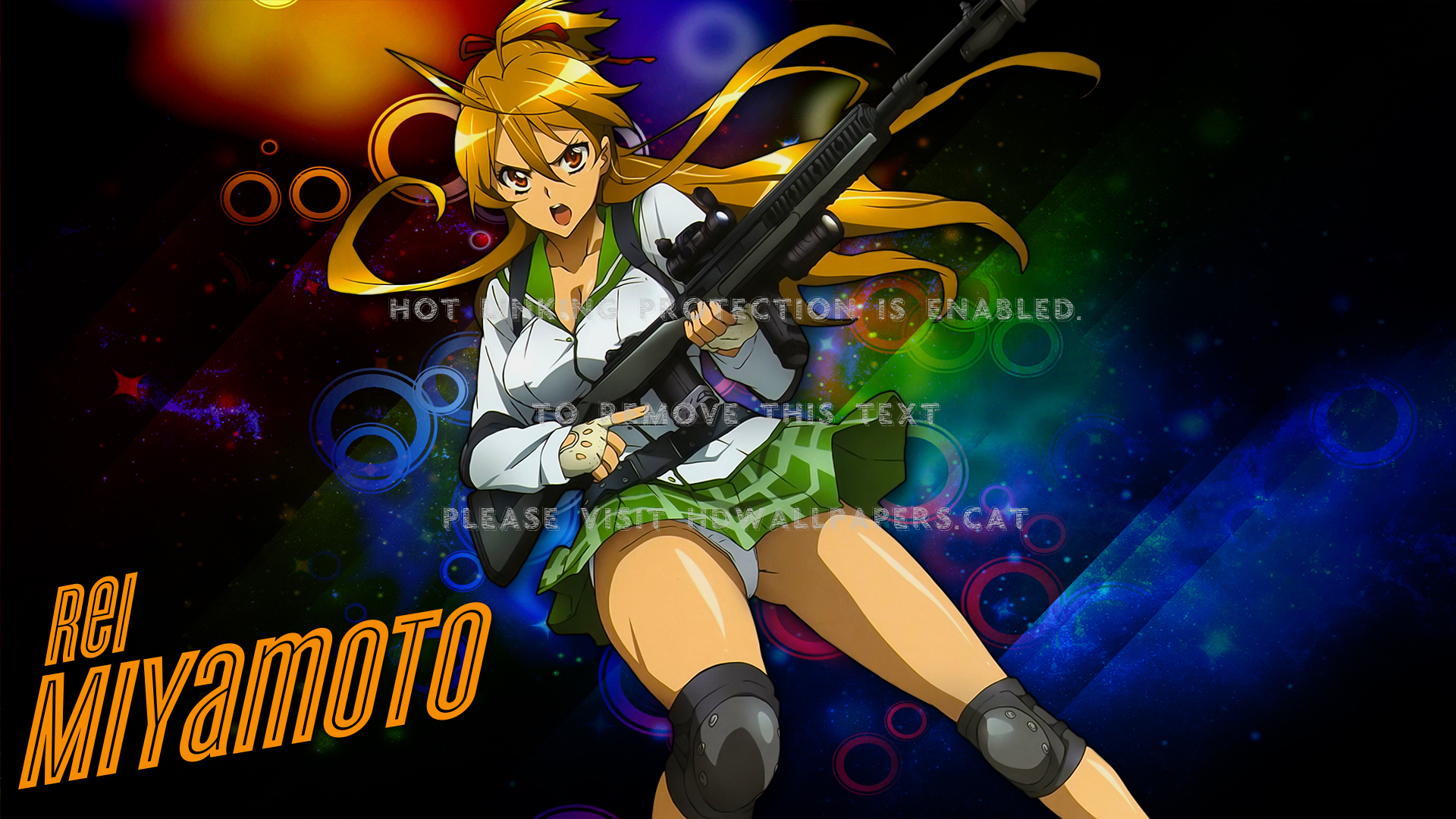 Rei Miyamoto Highschool Of The Dead Hotd - Rei Miyamoto - HD Wallpaper 