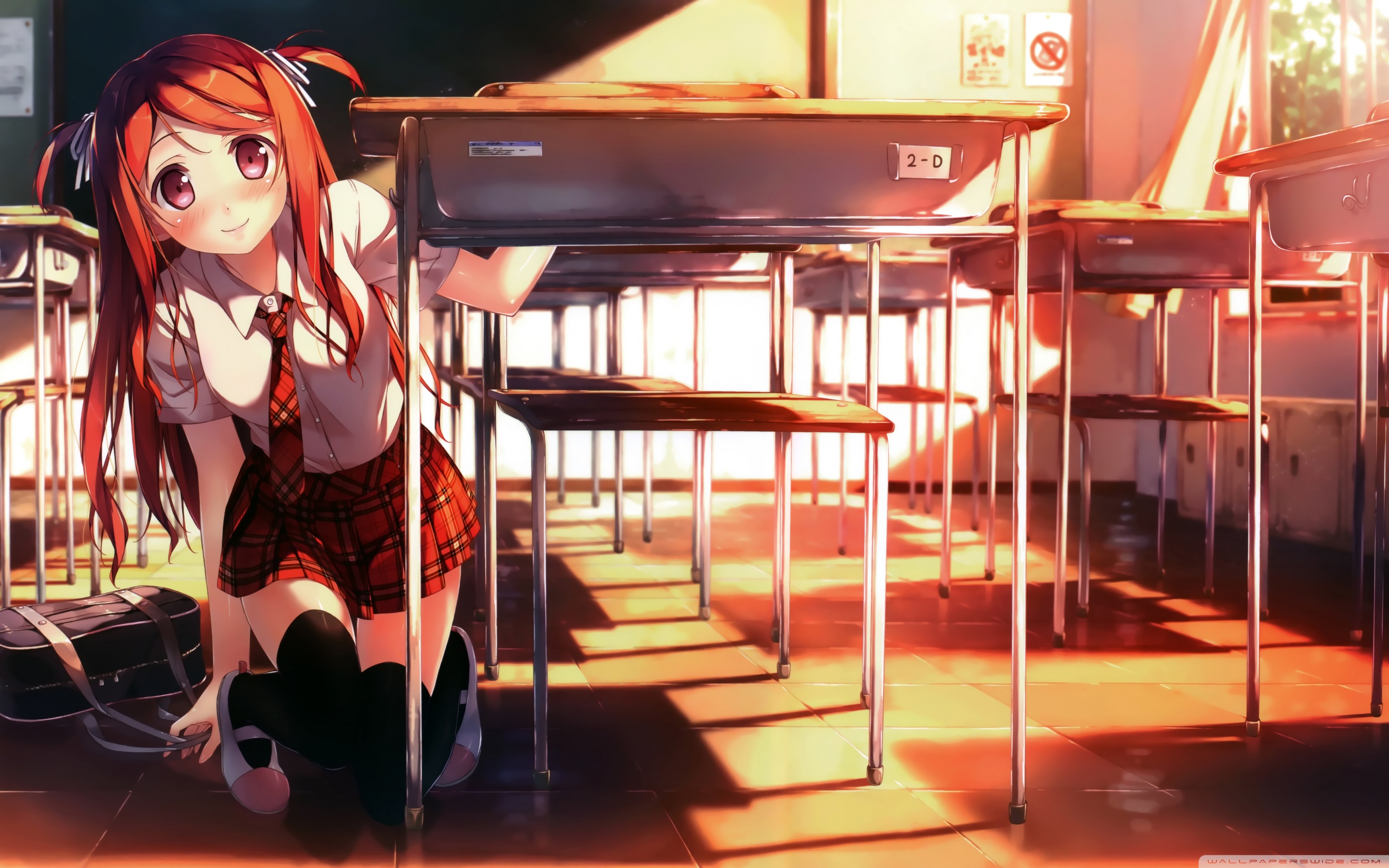 School Anime Backgrounds Hd - HD Wallpaper 