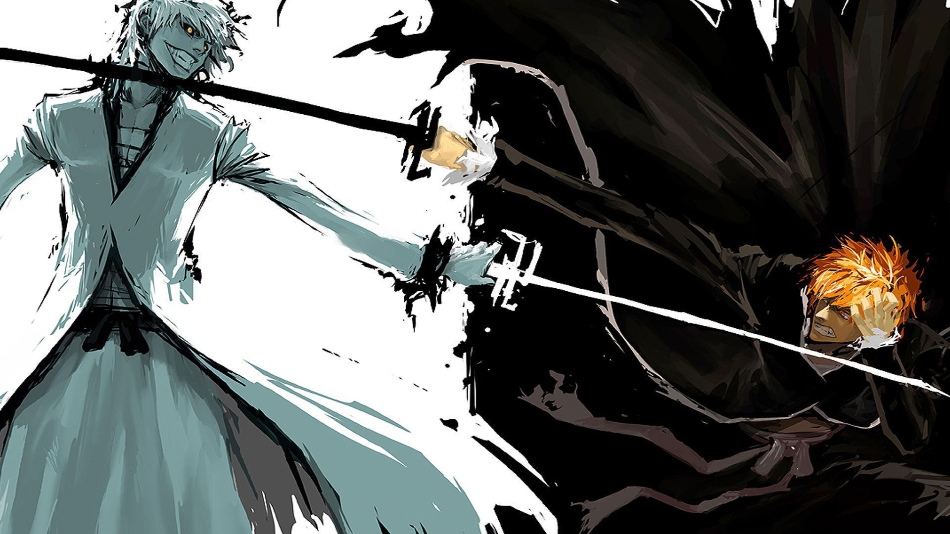 1920x1080, Kurosaki Ichigo And Hollow Ichigo - Ichigo And White Ichigo - HD Wallpaper 