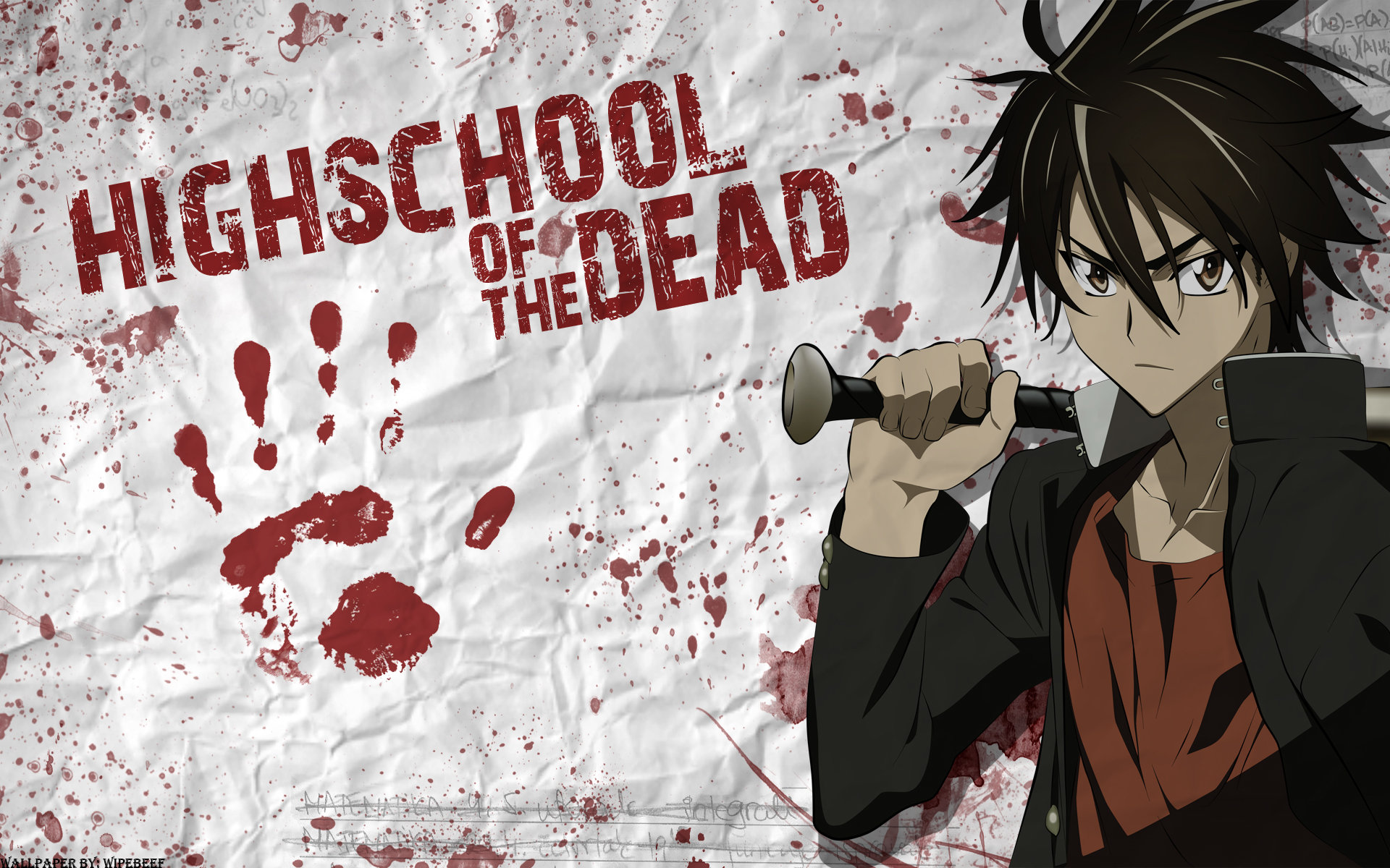 Free Download Highschool Of The Dead Wallpaper Id - Highschool Of Dead Background - HD Wallpaper 