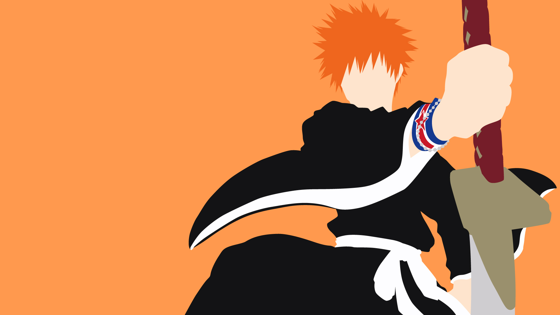 Bleach Minimalist - HD Wallpaper 
