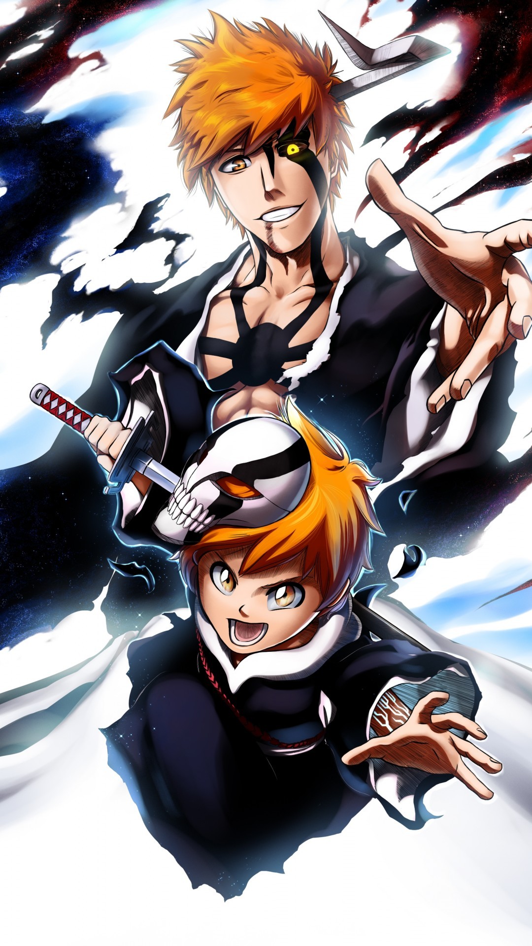 Kurosaki Ichigo, Kurosaki Kazui, Bleach, Sword - Ichigo Kurosaki - HD Wallpaper 