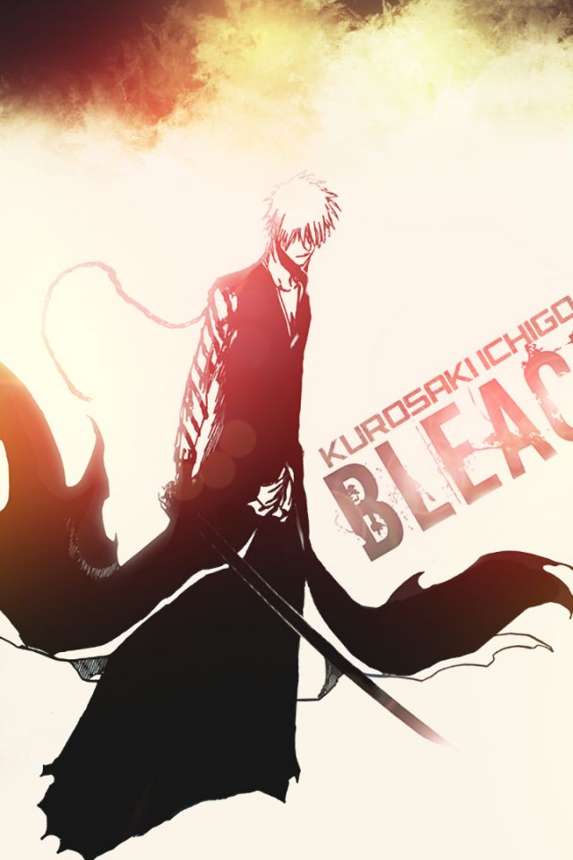 Kurosaki Ichigo, Shinigami, Bleach, Katana - Ichigo Kurosaki Wallpaper Iphone - HD Wallpaper 