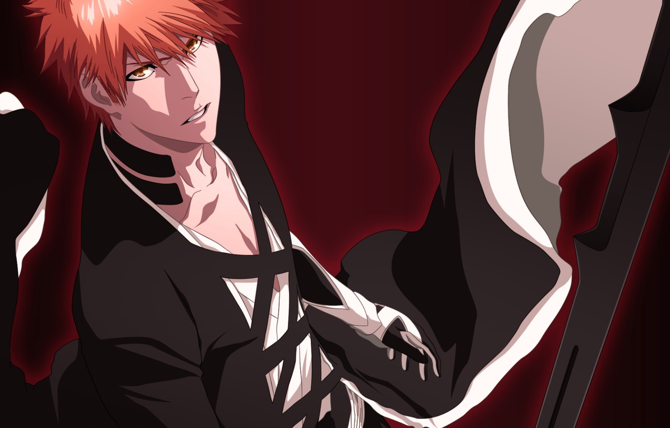 Photo Wallpaper Look, Guy, Bleach, Bleach, Ichigo Kurosaki - Ichigo Kurosaki - HD Wallpaper 
