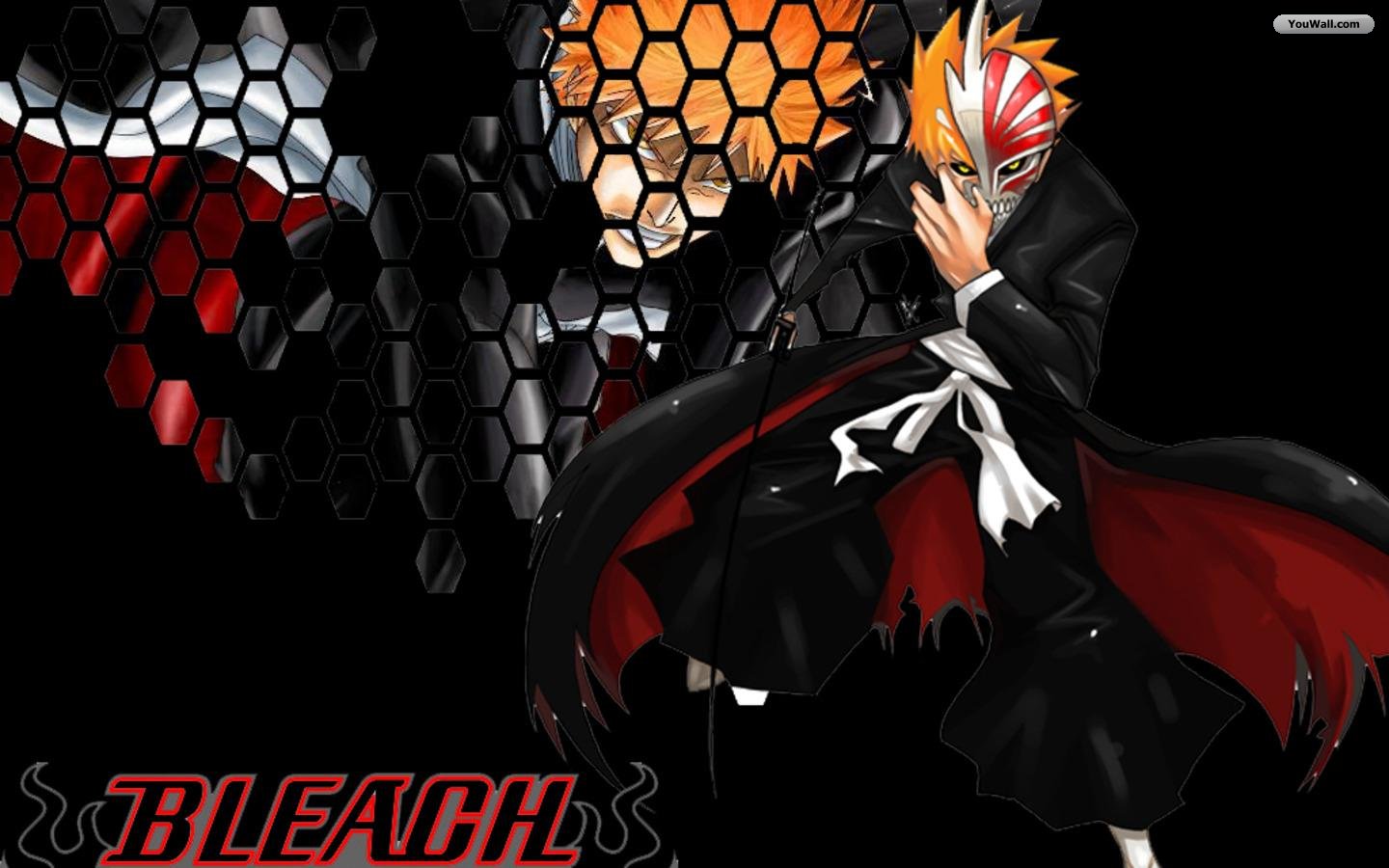 Download Bleach Ichigo Kurosaki Hollow Wallpaper Full - Ichigo Kurosaki Wallpaper Hd Pc - HD Wallpaper 